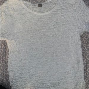 Smocked White tee shirt